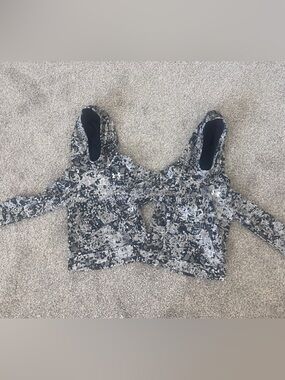 Under Armour Black and White Camo Hoodie